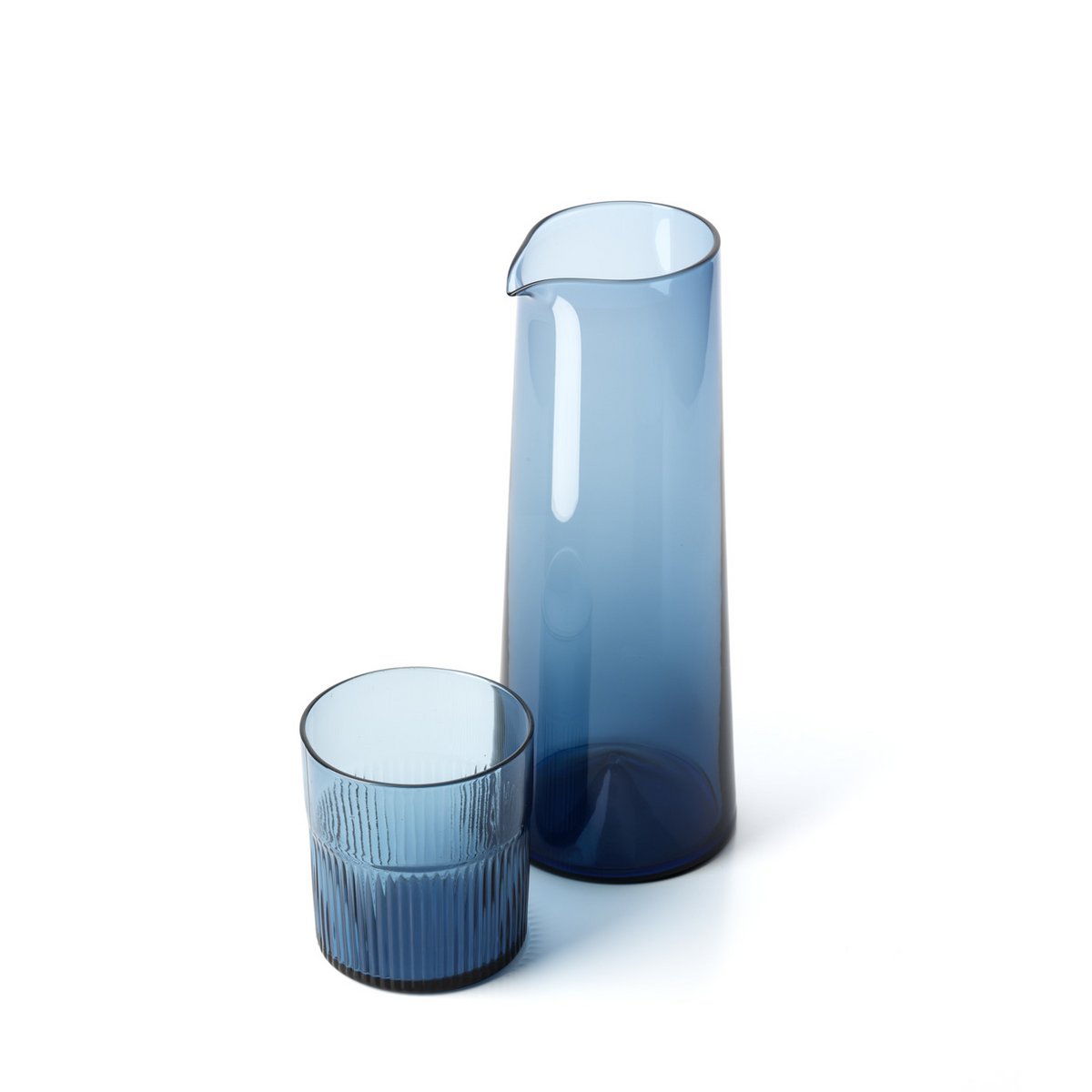 Glazen beker Azure blauw