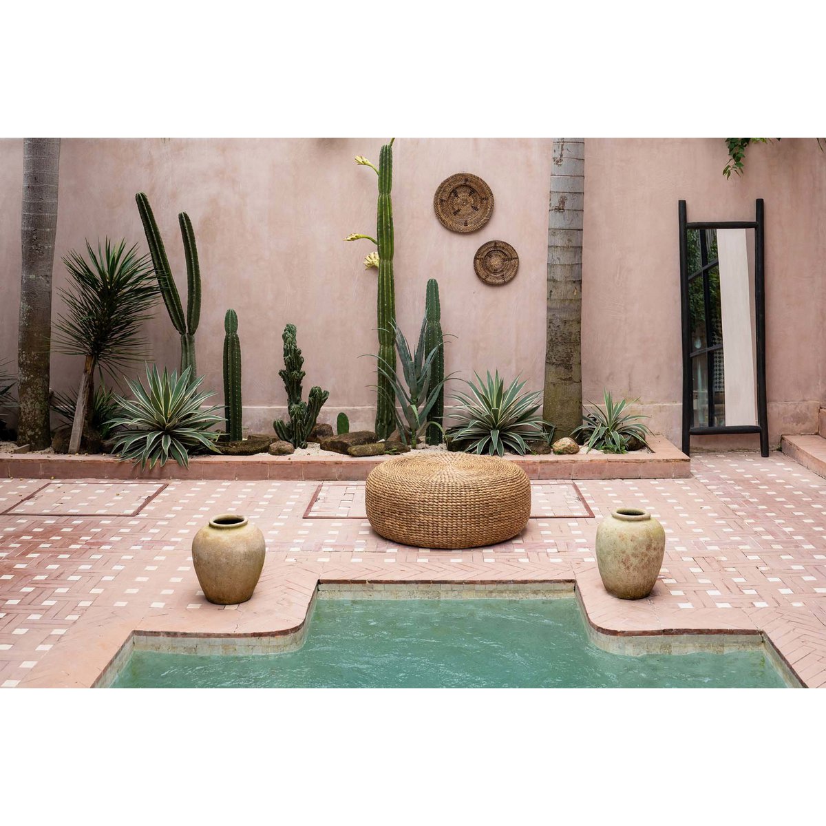 Waterhyacint poef Hyacint naturel - M