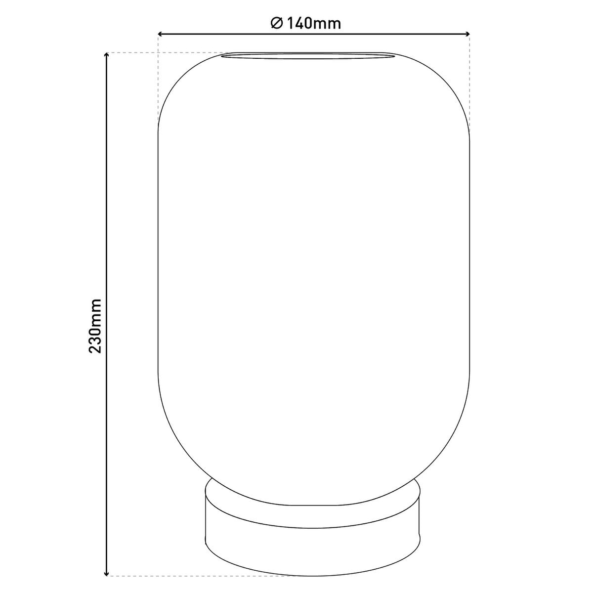 Acculamp Luise Goud - Warm Wit