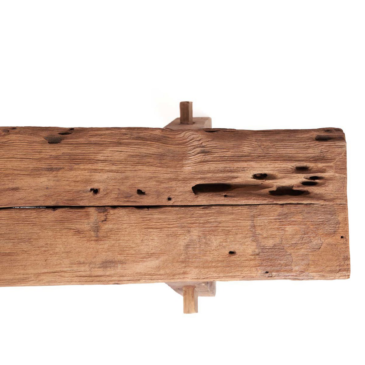 Houten bank naturel