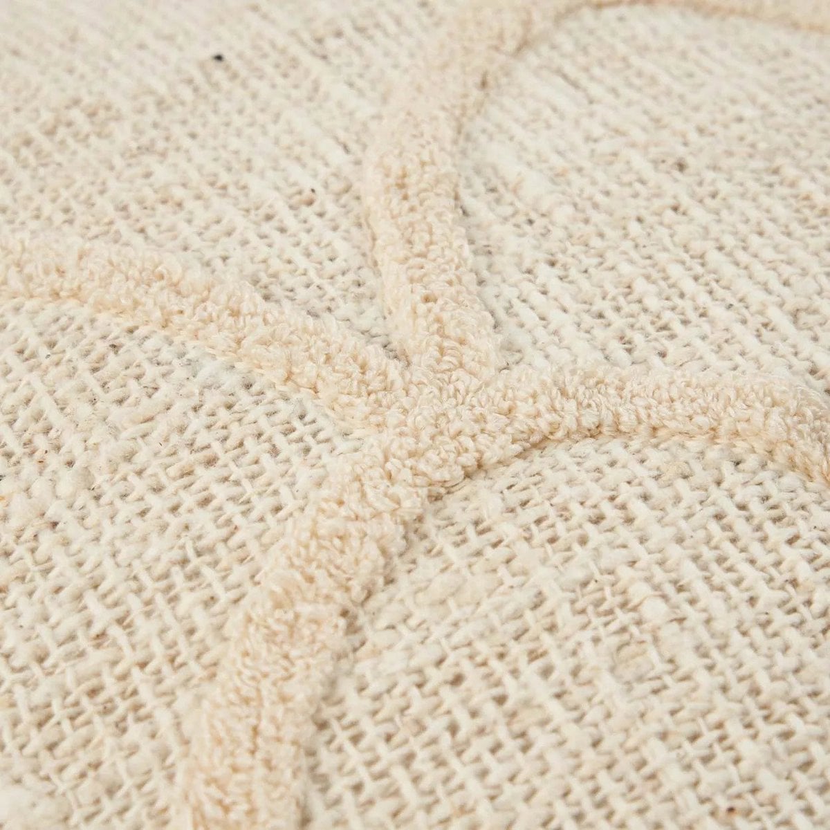 Katoenen kussenhoes Sahara naturel