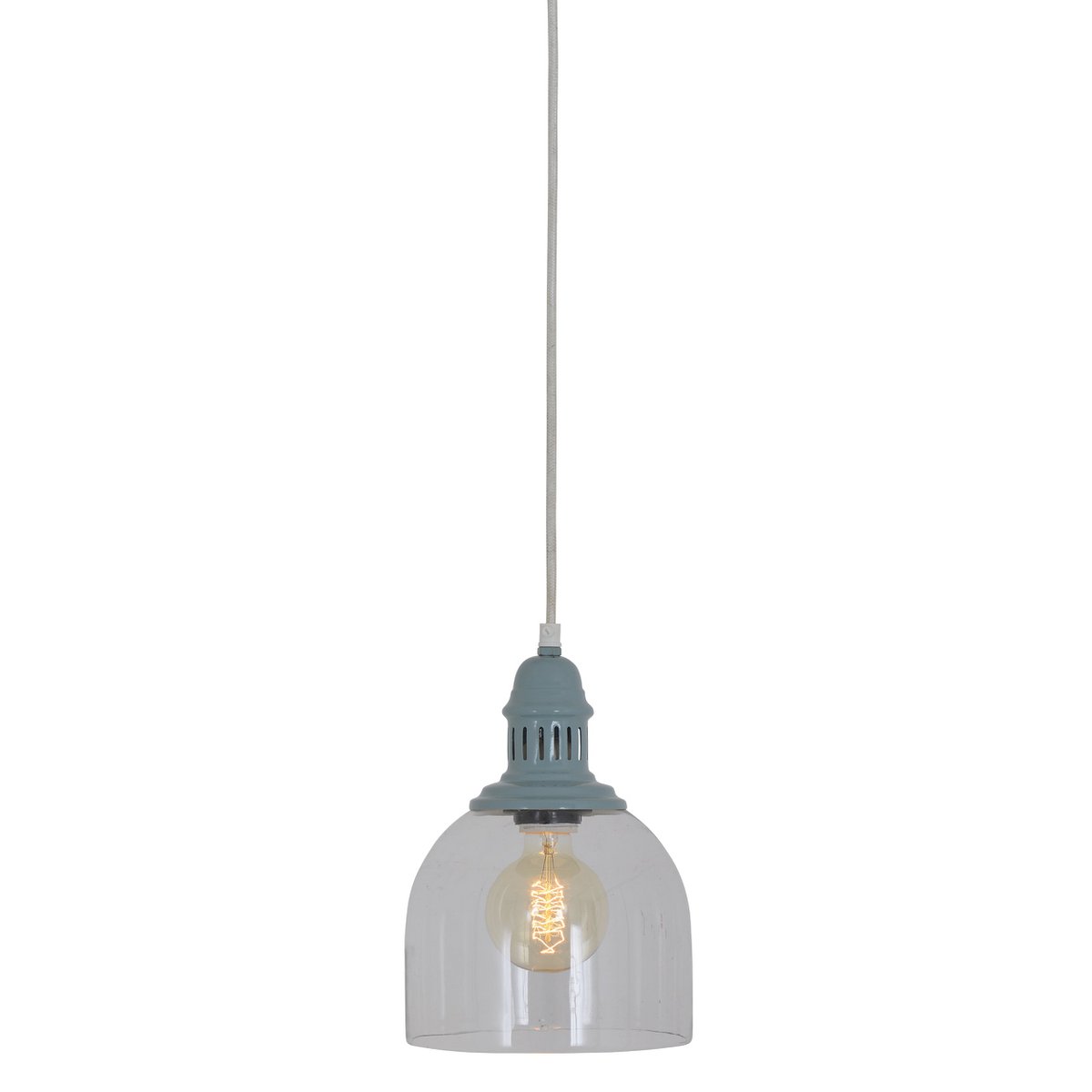 Glazen Hanglamp Mumbai Groen (E27)
