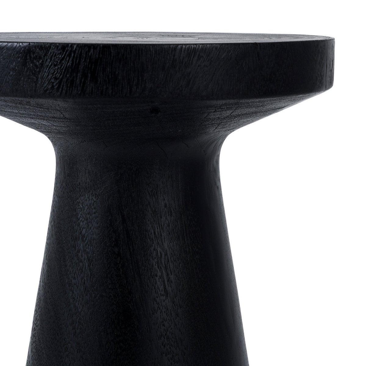 Suarhouten bijzettafel Fiji zwart