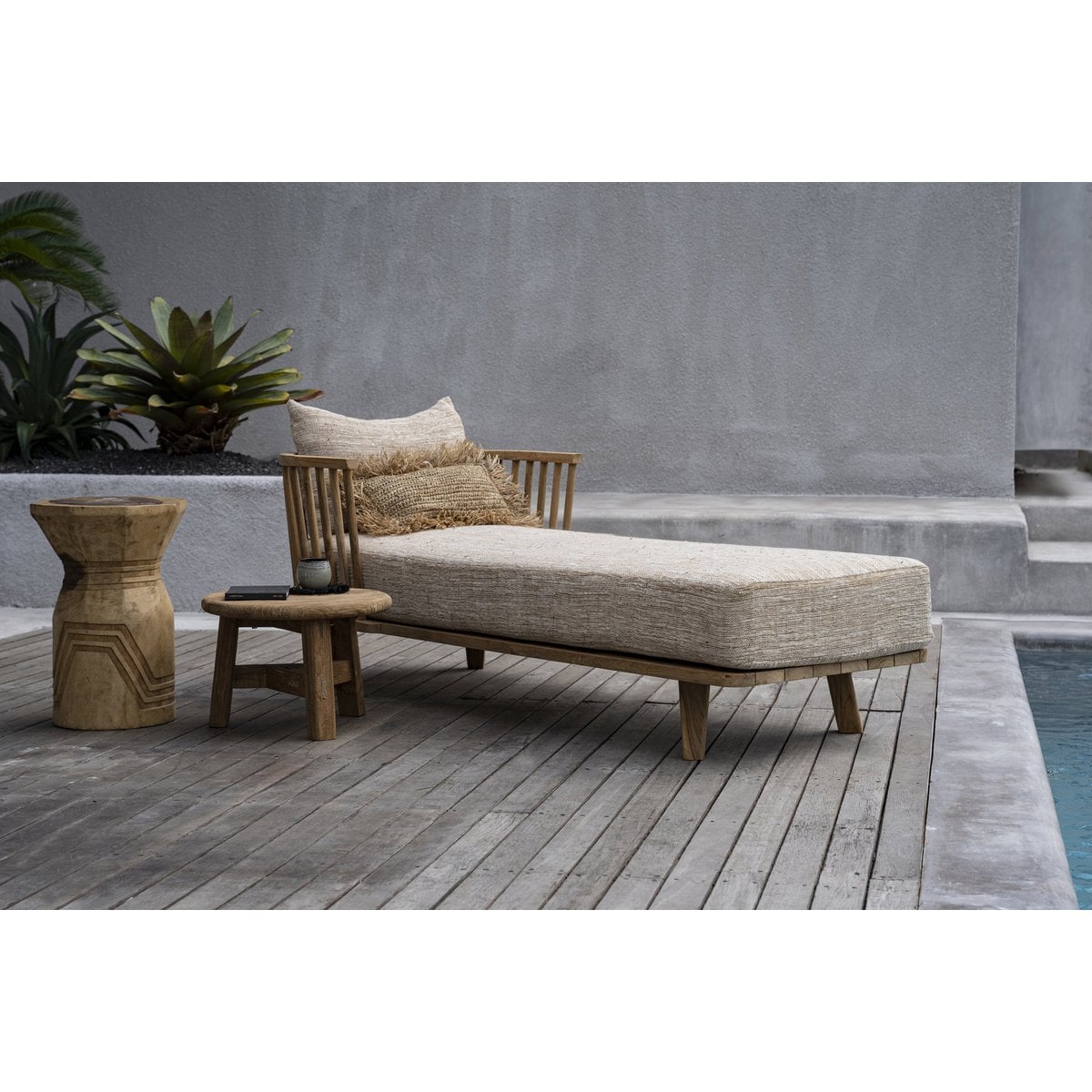 Teakhouten salontafel Fusuma naturel