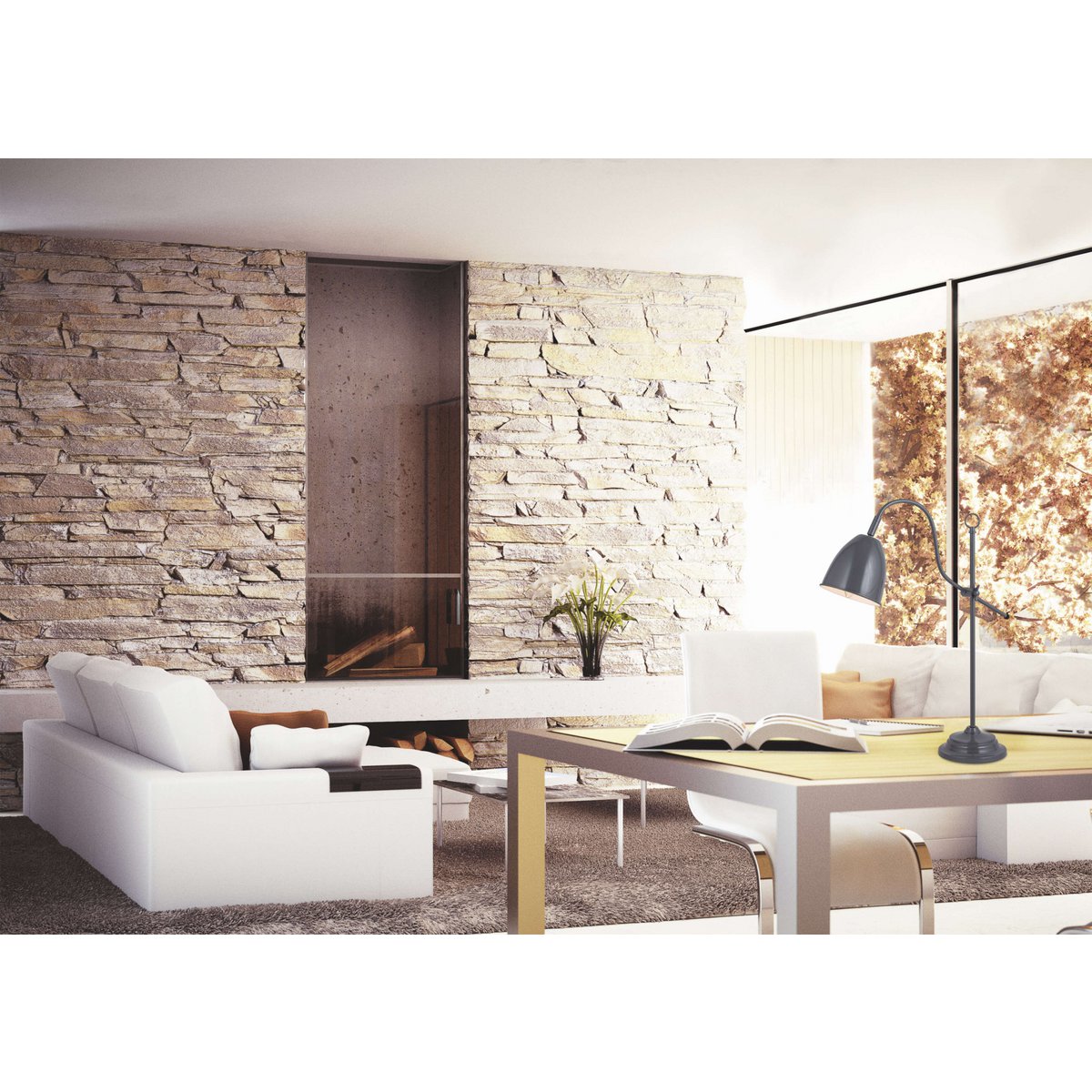 Metalen Tafellamp Pinhead Grijs Retro (E14)