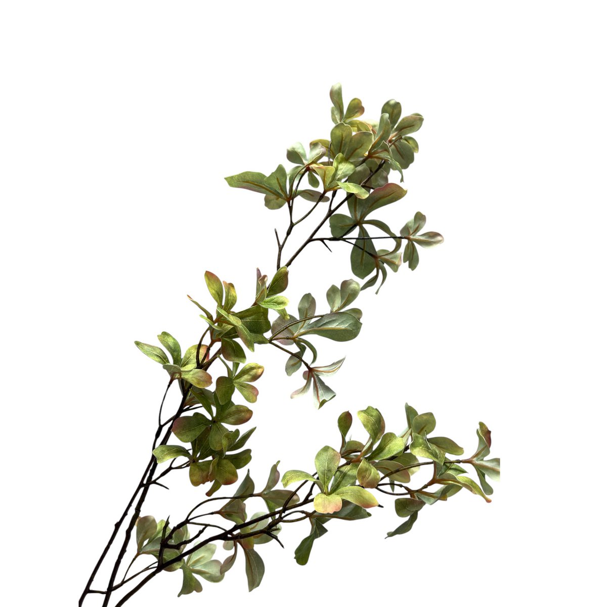 Zijden kunstbloem Tropaeolum speciosum lichtgeel