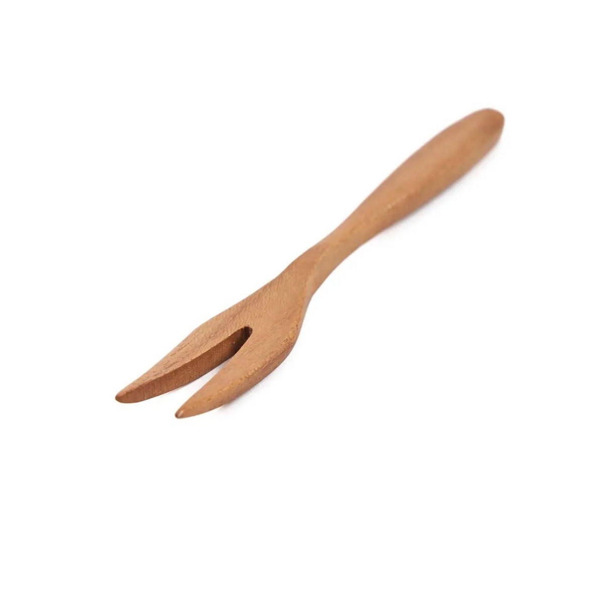 Teakhout tapasvork Naturel bruin
