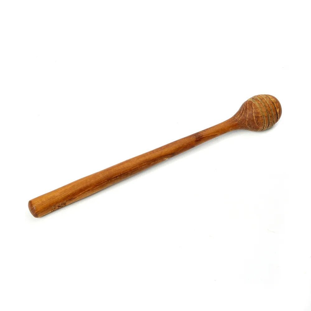 Teak honingroller Teakwortelhoningroller - 19 cm