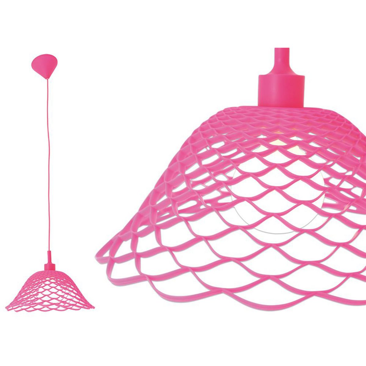 Siliconen Hanglamp Cera Roze