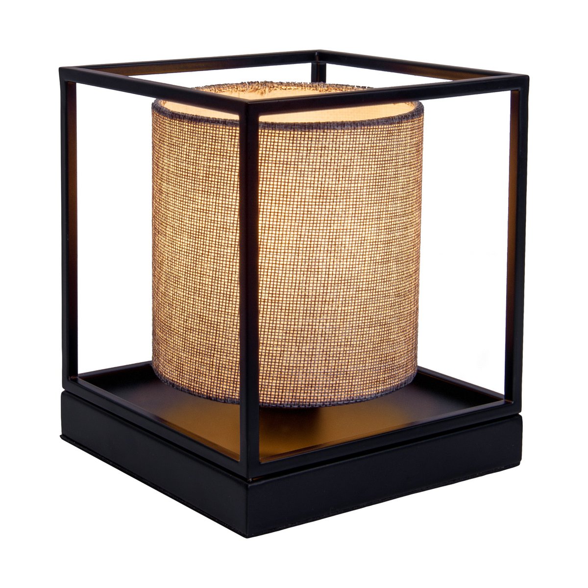 Tafellamp Beta Grijs Metaal/Textiel (E14)