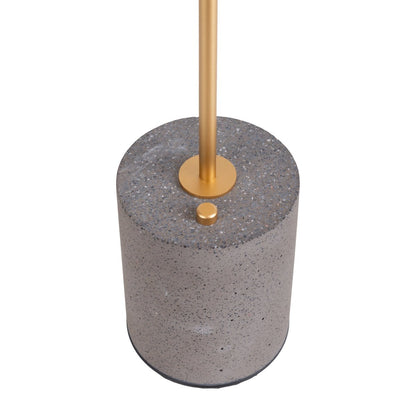 Acculamp Seta Zwart Metaal/Beton - 30 cm