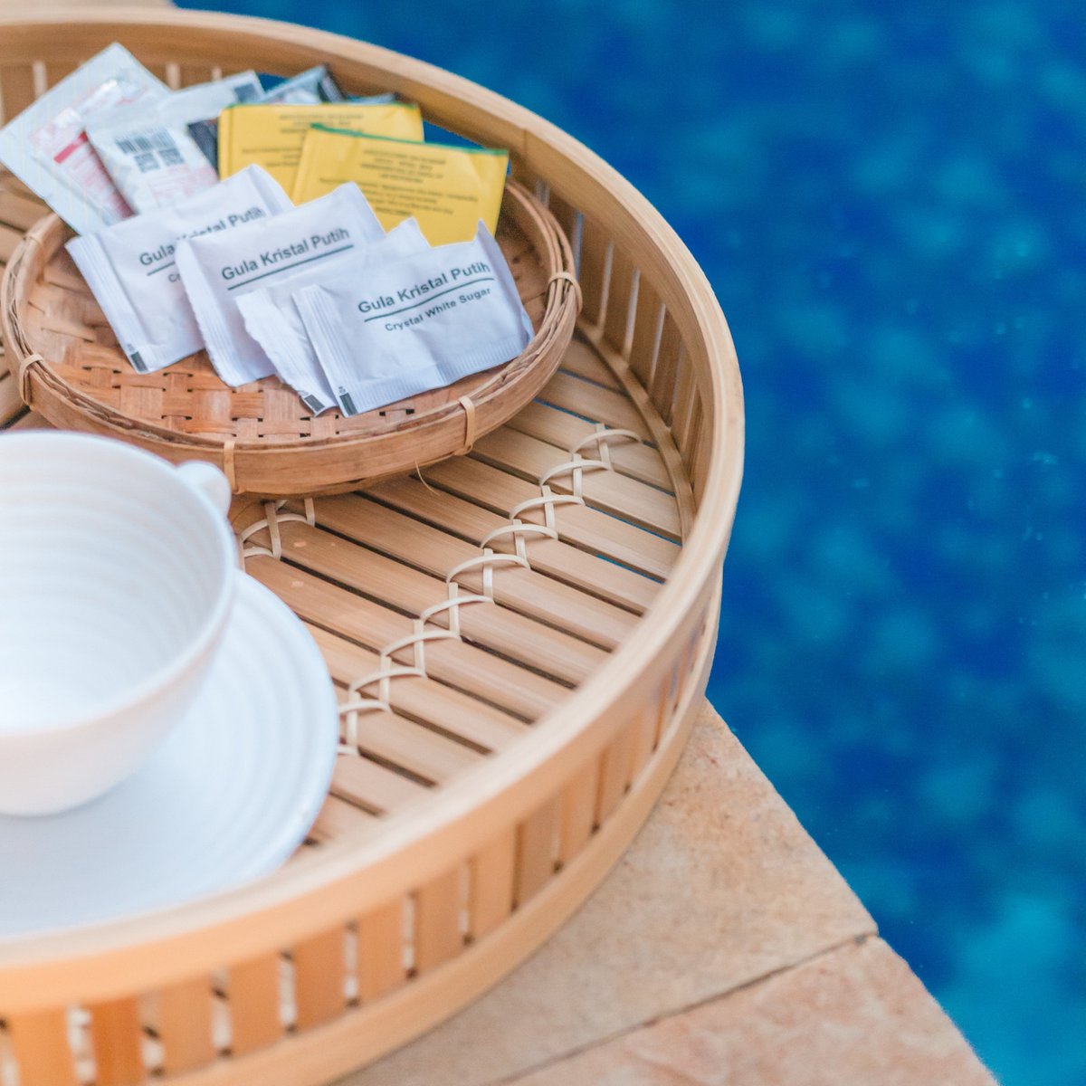 Dienblad Bamboe Senayan Rond - Ø 40 cm