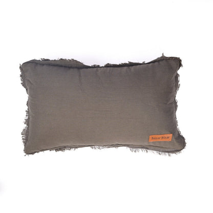 Kussenhoes Smoky vibe grijs - 30x50 cm
