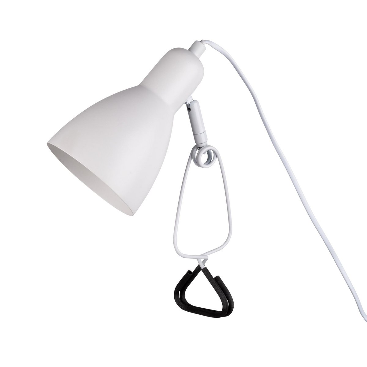 Klemlamp Mara Mat Wit - 28 cm (E14)