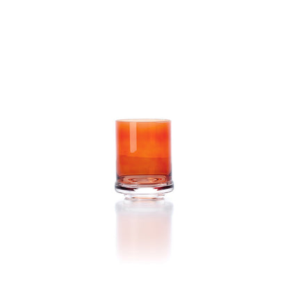 Glazen tumbler DOF oranje