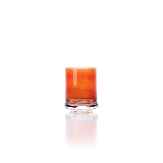 Glazen tumbler DOF oranje