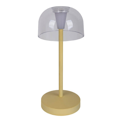 LED Acculamp Gomba Geel (Set van 2) - 18,5 cm