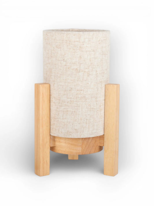 Acculamp Madita Wit/Naturel Touch - 25 cm (Dimbaar)