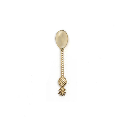 Gouden theelepel Ananas