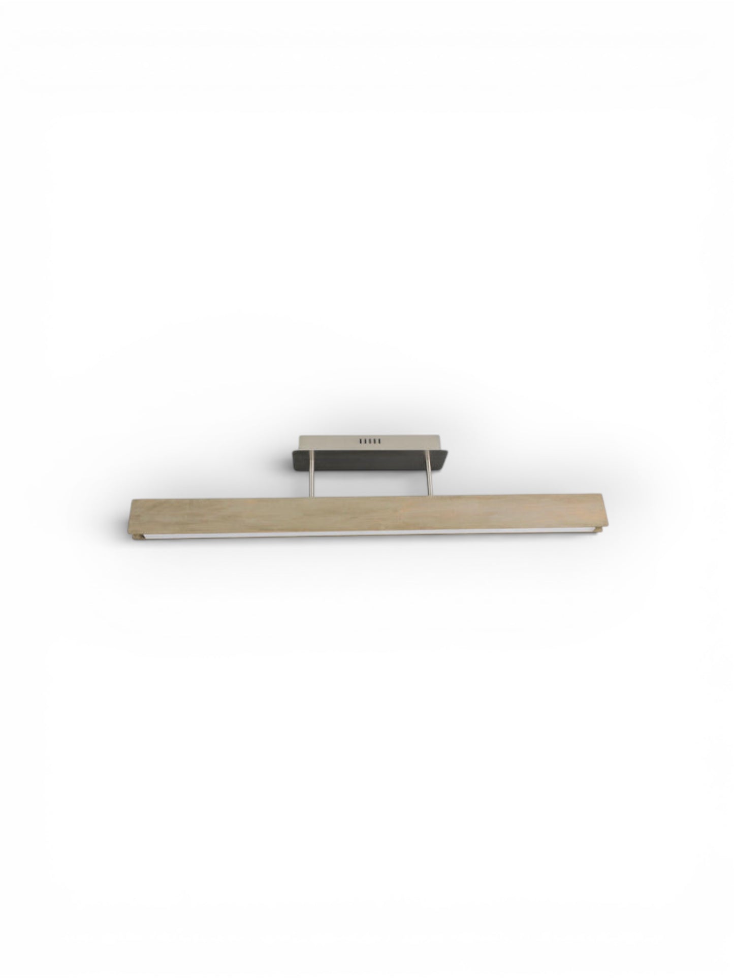 LED Plafondlamp Recht Hout/Metaal - 97,5 cm