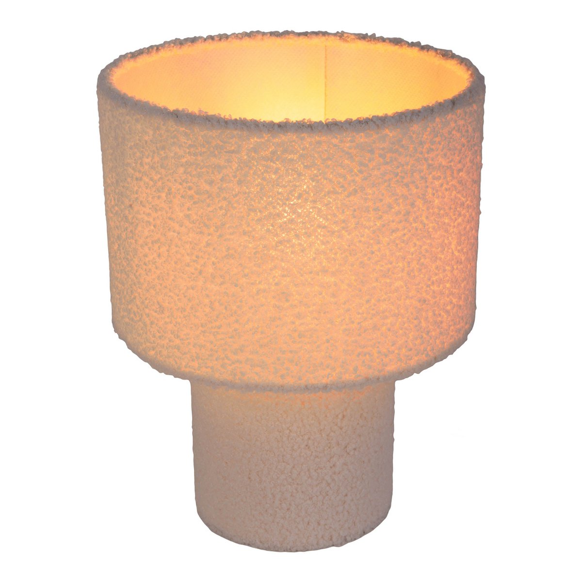 Tafellamp Fluffy Wit - 31 cm (E27)