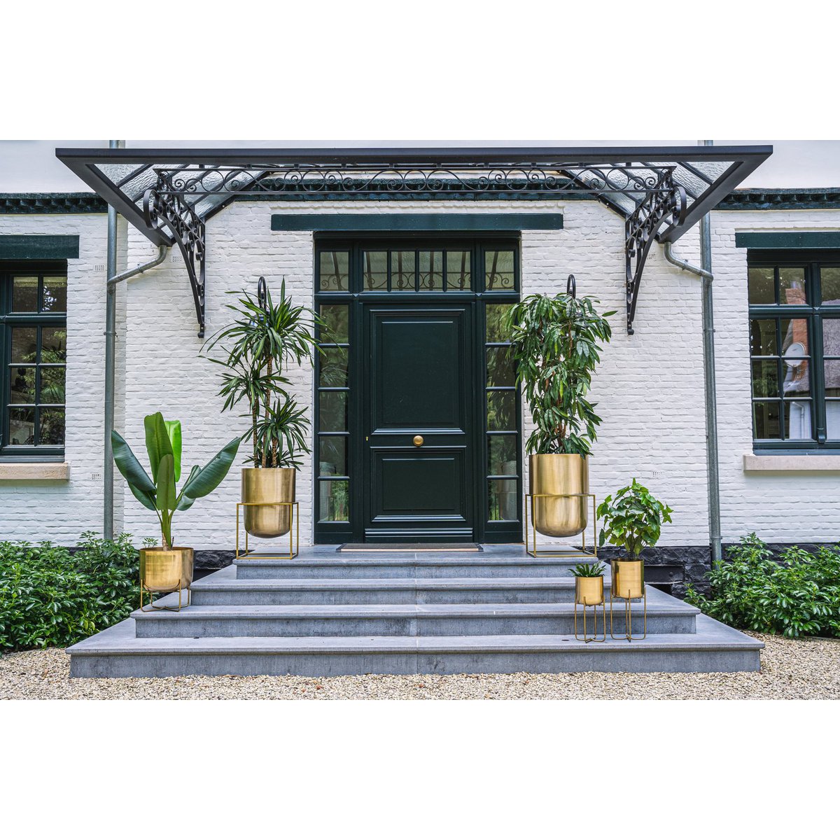Messing Plantenbak Standaard messing