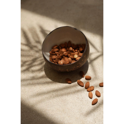 Kokosnoot voerbak Coco natuurlijk wit