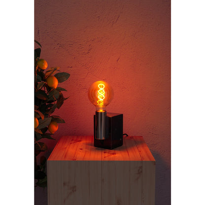LED-lampenset Dilly (3-delig) - E27, 4W, Amberglas (Ø 9,5 cm)