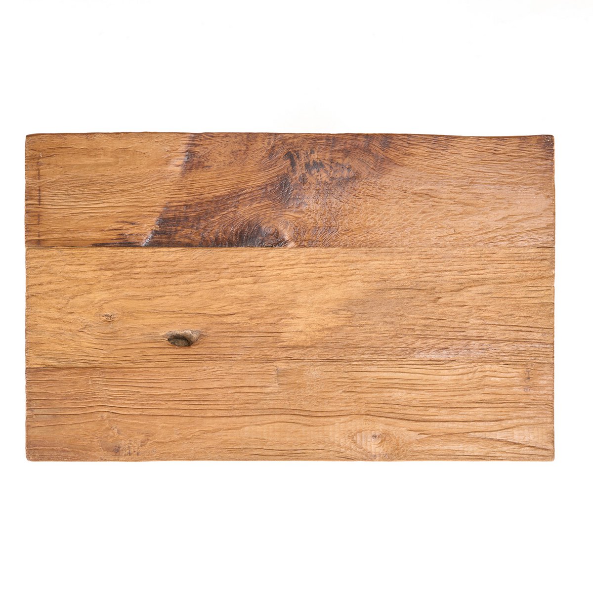 Teak kruk naturel - 40 cm