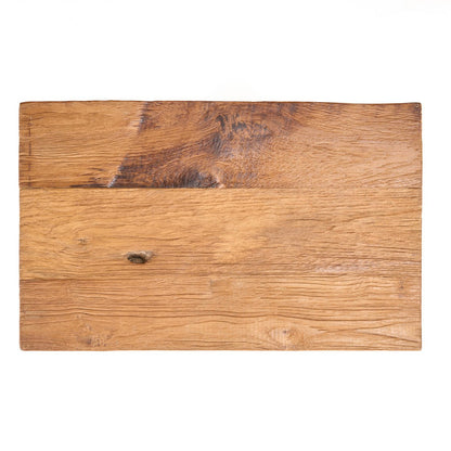 Teak kruk naturel - 40 cm
