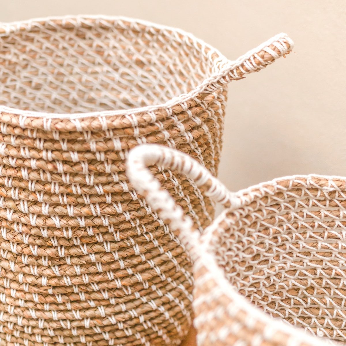 Wasmand Guunng Bananenvezel Macramé