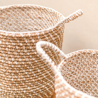 Wasmand Guunng Bananenvezel Macramé
