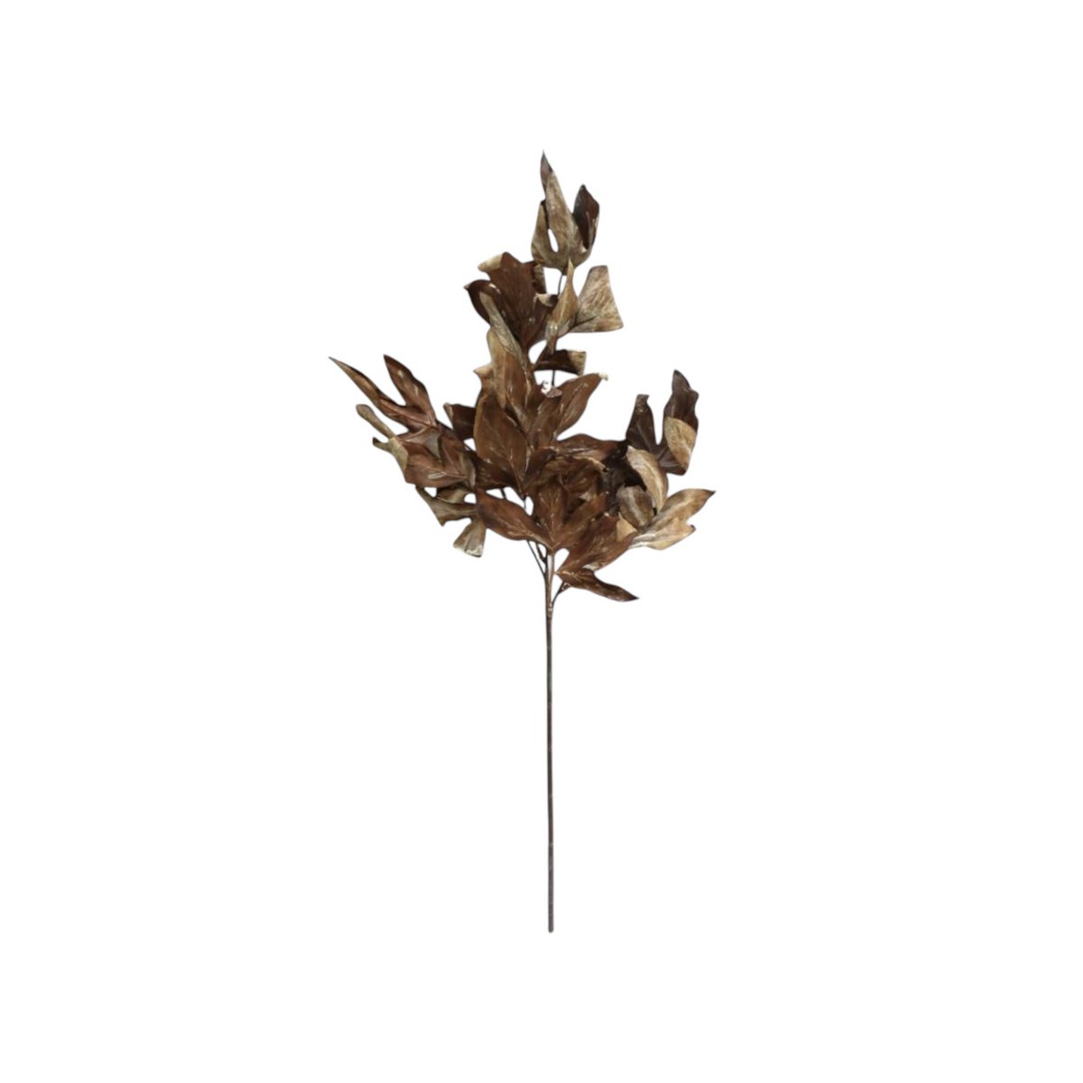 Zijden kunstbloem Herbstserie bruin - 66 cm