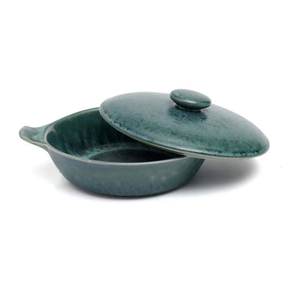 Keramische stoofpot Aqua blauw