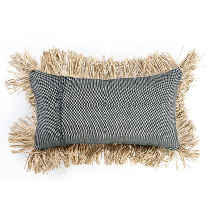 Katoenen kussenhoes Bonita naturel/zwart - 30x50