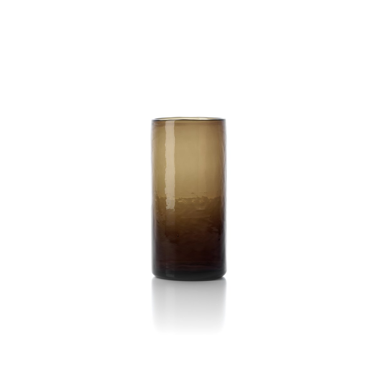 Glazen tumbler Dusk houtskool - L