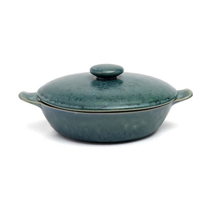 Keramische stoofpot Aqua blauw