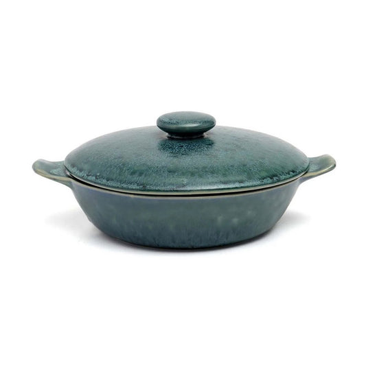 Keramische stoofpot Aqua blauw
