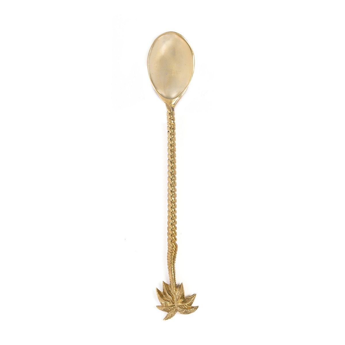 Messing lepel Palmboomlepel goud