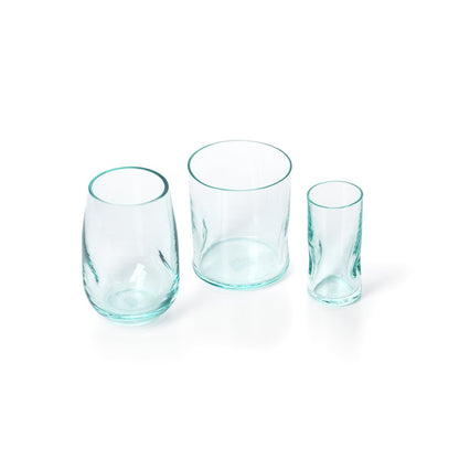 Glazen waterglas Waterglas blauw