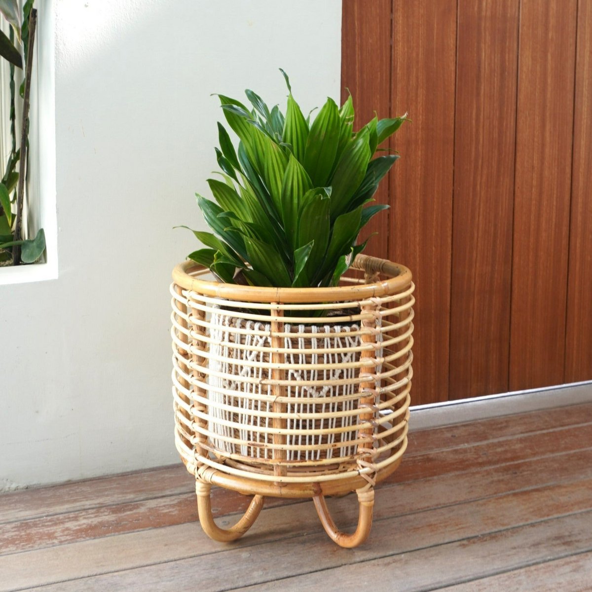 Plantenstandaard Malang Rotan Beige