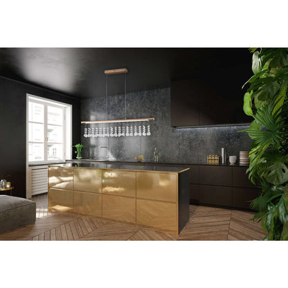 LED Hanglamp Nobilis Nikkel - 100 cm