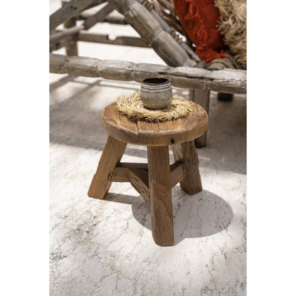 Teakhouten kruk Yatai naturel