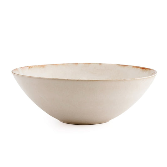 Keramische serveerschaal Cascais creme