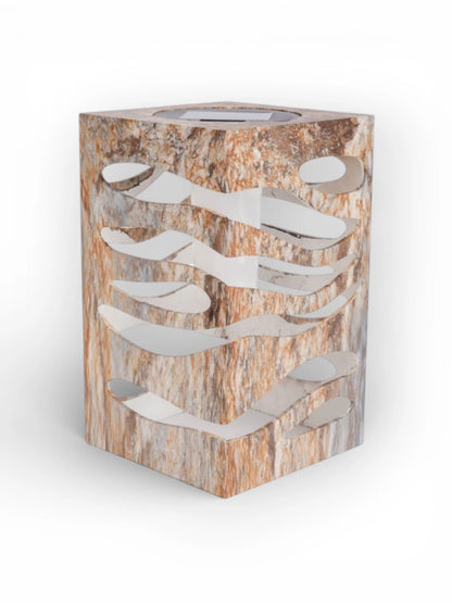 LED Solar Deco Hilda Marmerlook - 20 cm