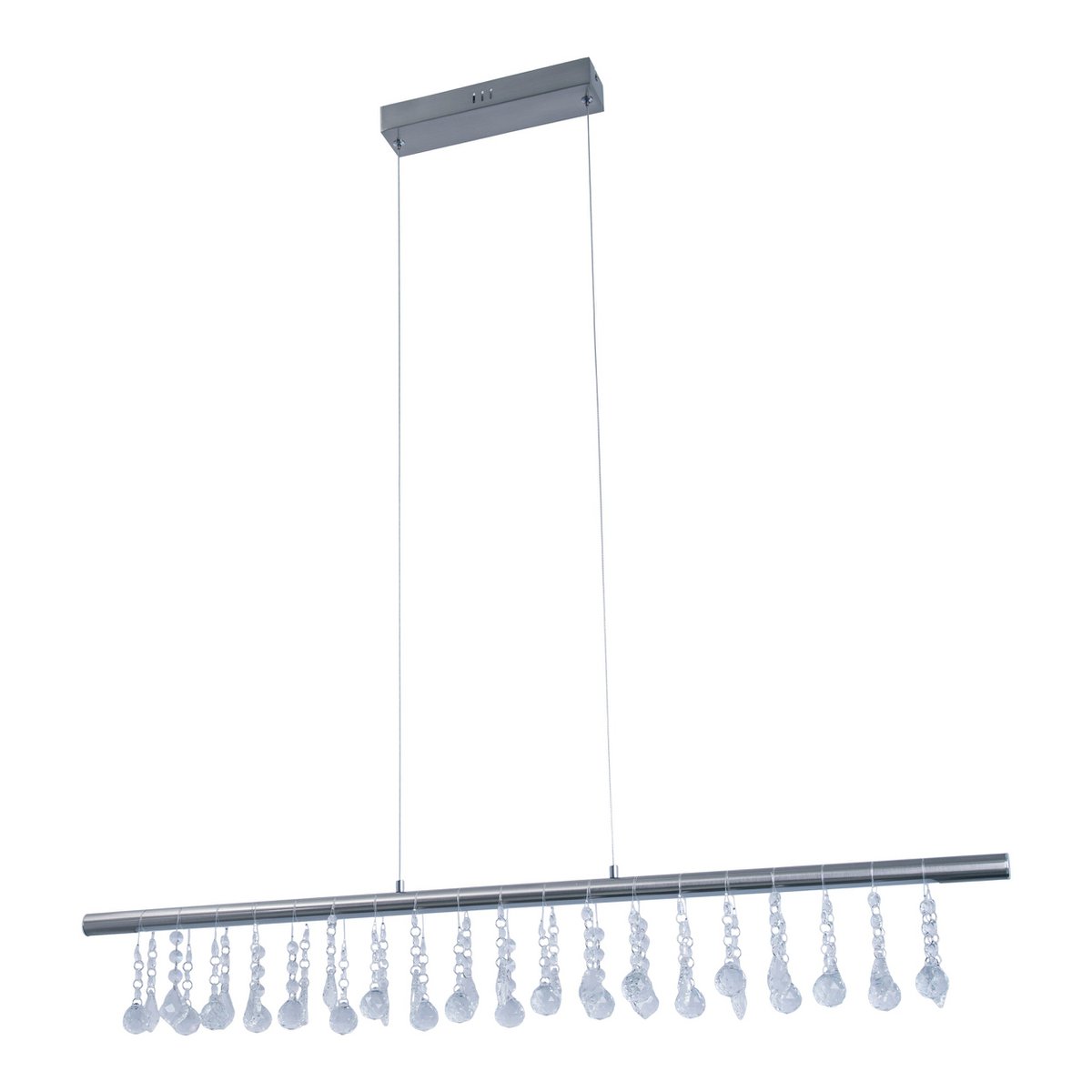 LED Hanglamp Nobilis Nikkel - 100 cm
