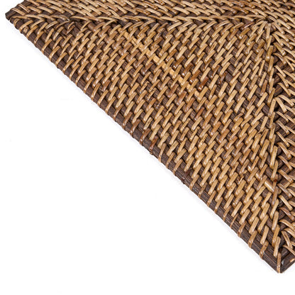 Rotan placemat Koloniale natuurlijk bruin - 30x40 cm