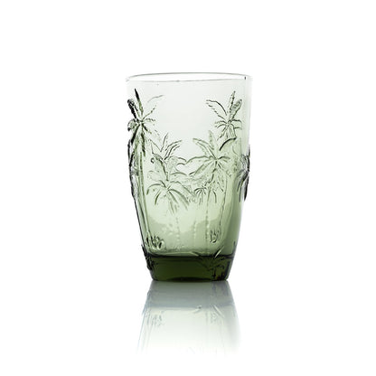 Gerecyclede highball glas Palm breeze groen
