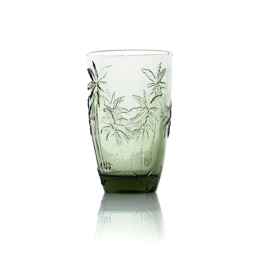 Gerecyclede highball glas Palm breeze groen
