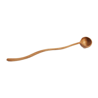Teak doseerlepel Zigzag
